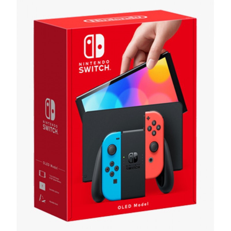 Nintendo Switch (OLED Model) Neon Blue/Neon